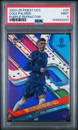 Cole Palmer 2024 Topps Finest Violet Refractor /299