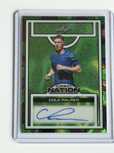 Cole Palmer 2025 Leaf Futbol Nation 1/1