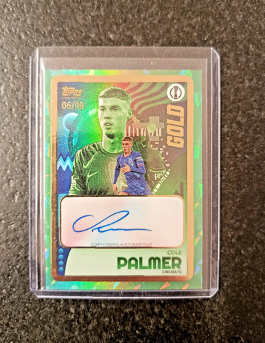 Cole Palmer 2024 Topps Gold Green /99