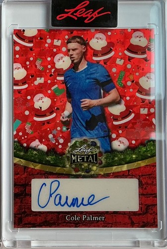 Cole Palmer 2025 Leaf Happy Holidays Super Prismatico 1/1