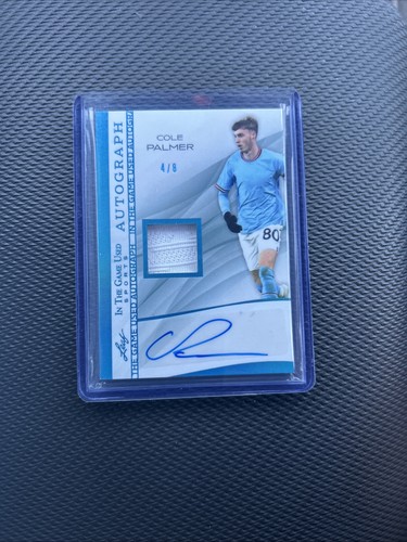 Cole Palmer 2025 Leaf In The Game Used Platinum Blue /8