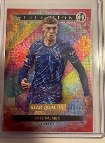 Cole Palmer 2024 Topps Inception Red Holo /10