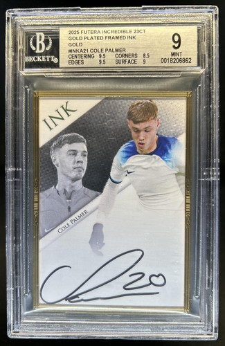 Cole Palmer 2025 Futera Incredible Gold Plated /5
