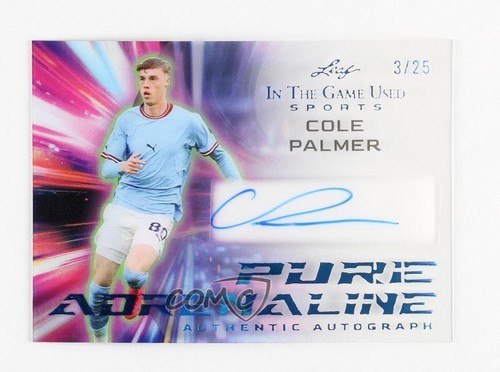 Cole Palmer 2025 Leaf ITG Used Sports Blue Holo /25
