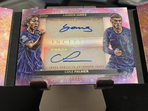 Cole Palmer, Lauren James 2024 Topps Inception /10