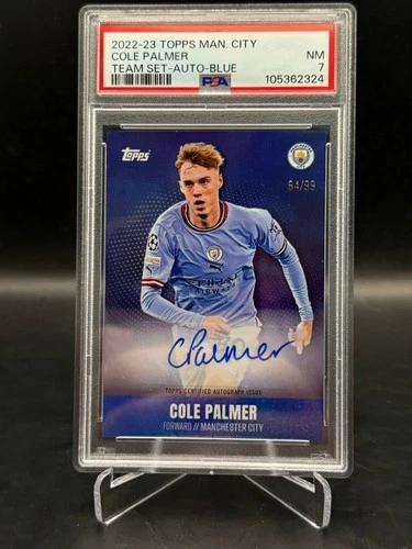 Cole Palmer 2022 Topps Manchester City Blue /99