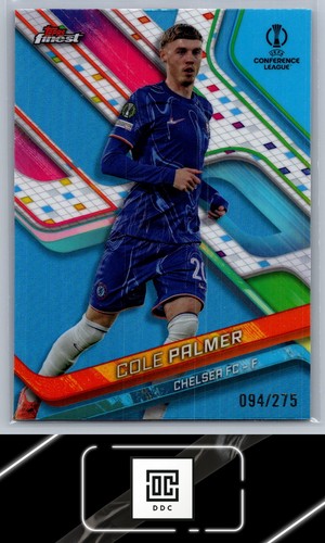 Cole Palmer 2024 Panini Mejores Competiciones de Clubes UEFA Sky Blue Refractor /275