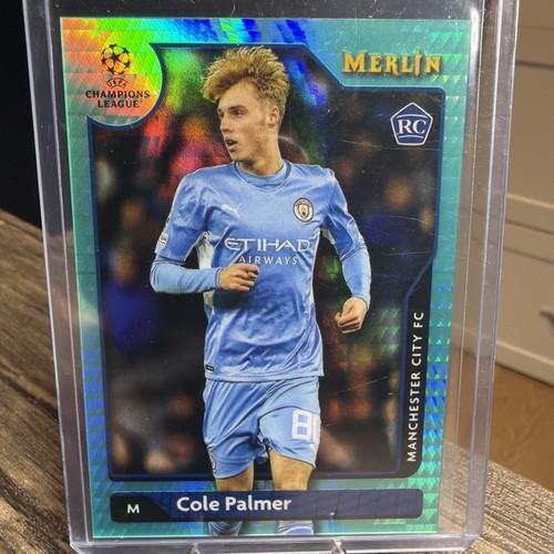 Cole Palmer 2021 Topps Merlin Chrome Aqua Prism