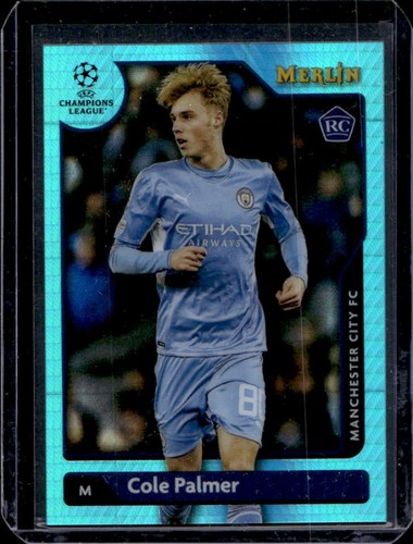 Cole Palmer 2021 Topps Merlin Chrome Aqua Prism #76