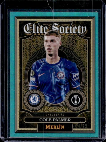 Cole Palmer 2024 Topps Merlin Chrome Aqua Refractor /75