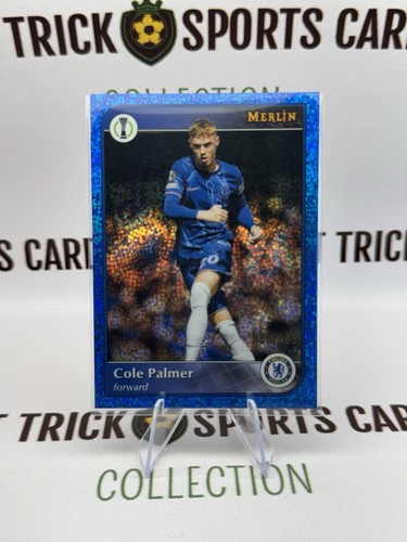 Cole Palmer 2024 Topps Merlin Chrome Blue Refractor /150