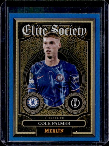 Cole Palmer 2024 Topps Merlin Chrome Blue Refractor /150