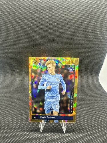 Cole Palmer 2021 Topps Merlin Chrome Gold Atomic Refractor /50