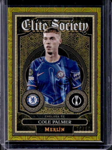Cole Palmer 2024 Topps Merlin Chrome Gold Mojo Refractor /50