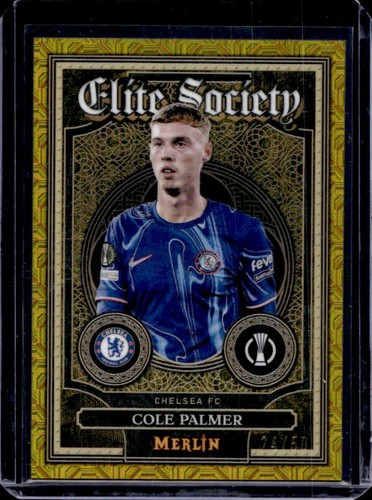 Cole Palmer 2024 Topps Merlin Chrome Gold Refractor /50
