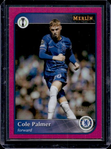 Cole Palmer 2024 Topps Merlin Chrome Magenta Refractor /125
