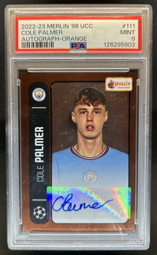 Cole Palmer 2022 Topps Merlin Chrome Naranja /10