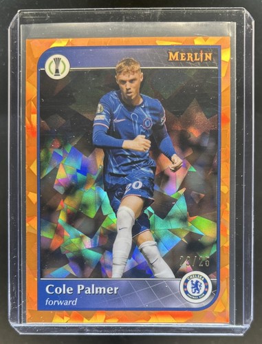 Cole Palmer 2024 Topps Merlin Chrome Orange Atomic Refractor /25