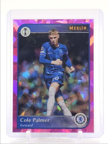 Cole Palmer 2024 Topps Merlin Chrome Pink Atomic /199