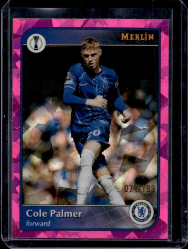 Cole Palmer 2024 Topps Merlin Chrome Pink Atomic Refractor /199