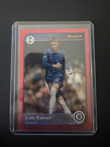 Cole Palmer 2024 Topps Merlin Chrome Red /5