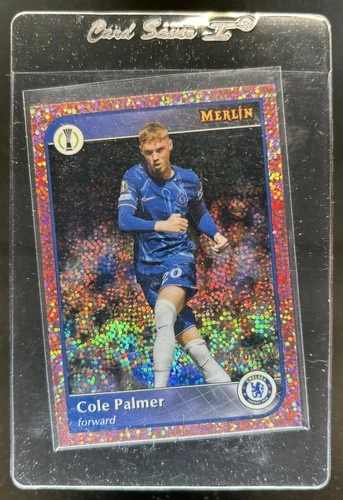 Cole Palmer 2024 Topps Merlin Chrome Rose Gold Speckle Refractor /250