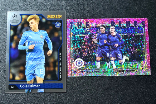 Cole Palmer 2021 Topps Merlin Chrome Speckle Refractor