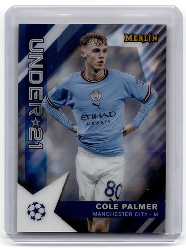 Cole Palmer 2022 Panini Merlin Chrome UEFA Club Competitions