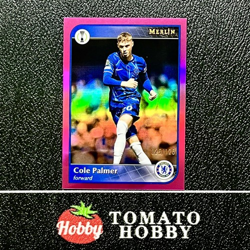 Cole Palmer 2024 Topps Merlin Chrome UEFA Magenta Refractor /125