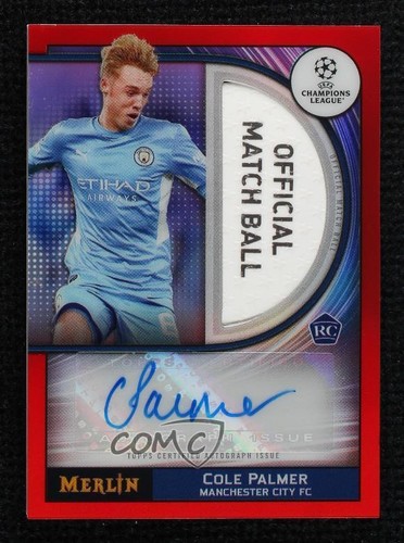 Cole Palmer 2021 Panini Merlin Collection Chrome Red /10
