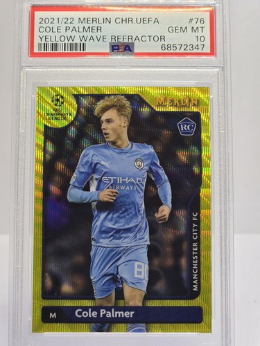 Cole Palmer 2021 Topps Merlin Collection Chrome Rifrattore /225