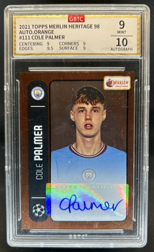Cole Palmer 2022 Topps Merlin Heritage Orange /10