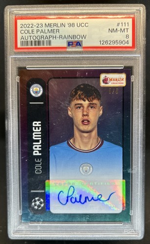 Cole Palmer 2023 Topps Merlin Heritage Rainbow /5