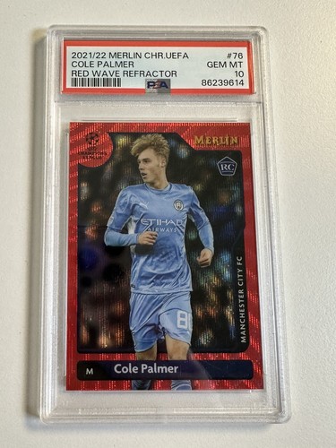 Cole Palmer 2021 Topps Merlin UEFA Rojo /5