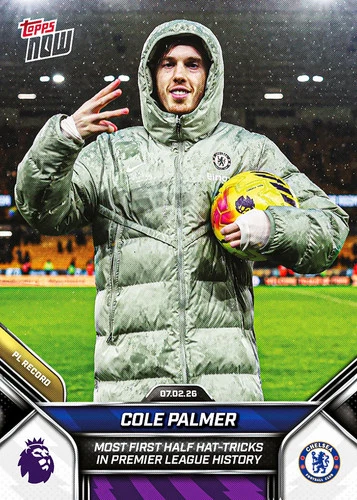 Cole Palmer 2025 Topps NOW Premier League