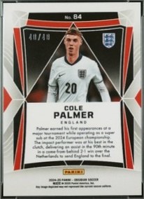 Cole Palmer 2024 Panini Obsidian