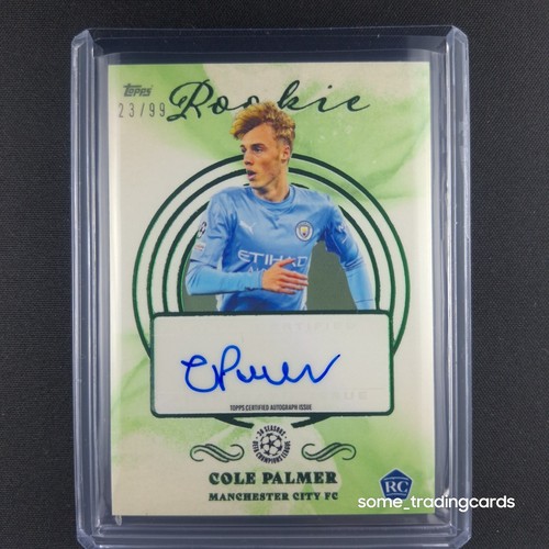 Cole Palmer 2021 Topps Pearl UCL Green /99