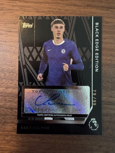 Cole Palmer 2025 Topps Premier League Black Edge Edition /99