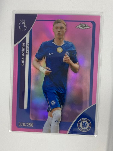 Cole Palmer 2026 Topps Premier League Chrome Pink /250