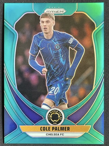 Cole Palmer 2025 Panini Prizm Copa Mundial de Clubes de la FIFA Verde Azulado Prizm /99