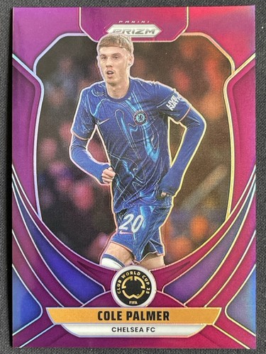 Cole Palmer 2025 Panini Prizm Copa Mundial de Clubes Purple Prizm /125
