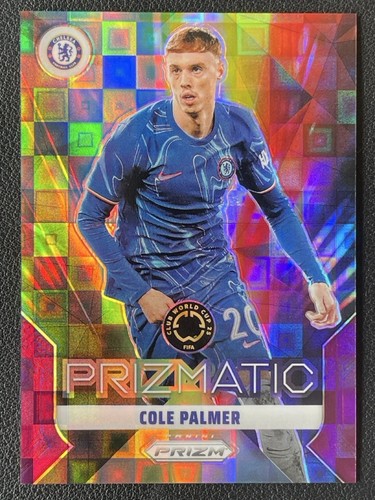 Cole Palmer 2025 Panini Prizm FIFA Club Coppa del Mondo Prizmatic Viola /49