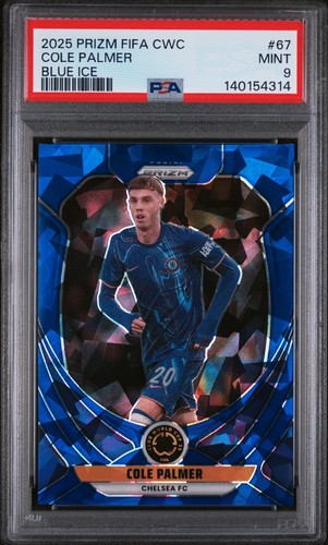 Cole Palmer 2025 Panini Prizm FIFA Club World Cup Blue Ice 122/175