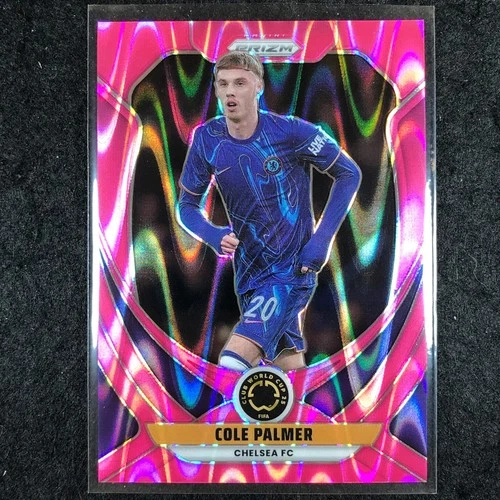 Cole Palmer 2025 Panini Prizm FIFA Club World Cup Pink Seismic 64/299