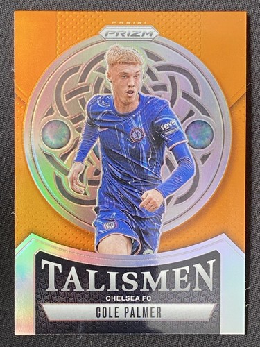 Cole Palmer 2024 Panini Prizm Premier League Orange Prizm /25