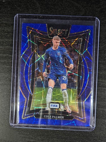 Cole Palmer 2024 Panini Select FIFA Fútbol Azul Lazer