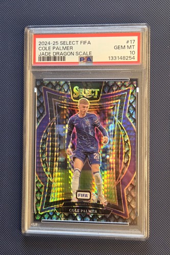 Cole Palmer 2024 Panini Select FIFA Jade Dragon Scale /28