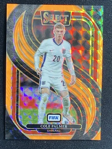 Cole Palmer 2024 Panini Select FIFA Naranja Fluorescente /125