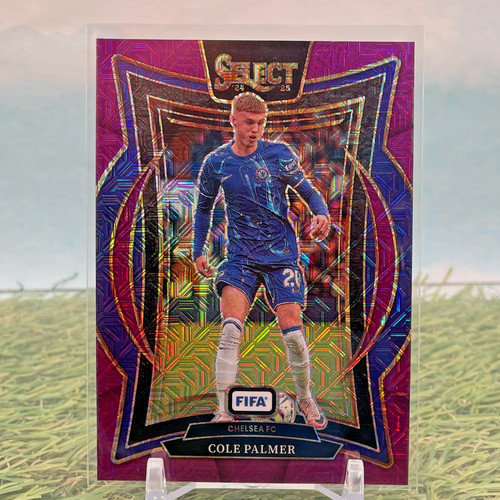 Cole Palmer 2024 Panini Select FIFA Purple Mojo Prizm