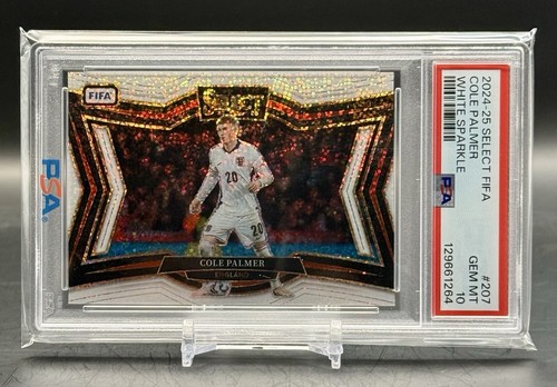 Cole Palmer 2024 Panini Select FIFA White Sparkle